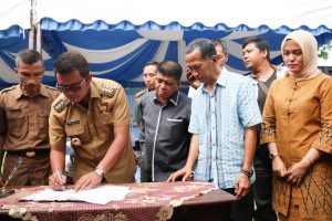 Bupati Bintan Perjuangkan Lahan Hibah Desa Pengudang