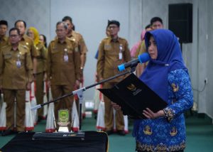 Wako Rahma Lantik 36 Pejabat Eselon dan 110 PNS