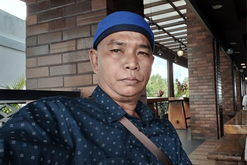 Ketua Pimpinan Ranting HNSI Kecamatan Jemaja Timur, Apriagun,
