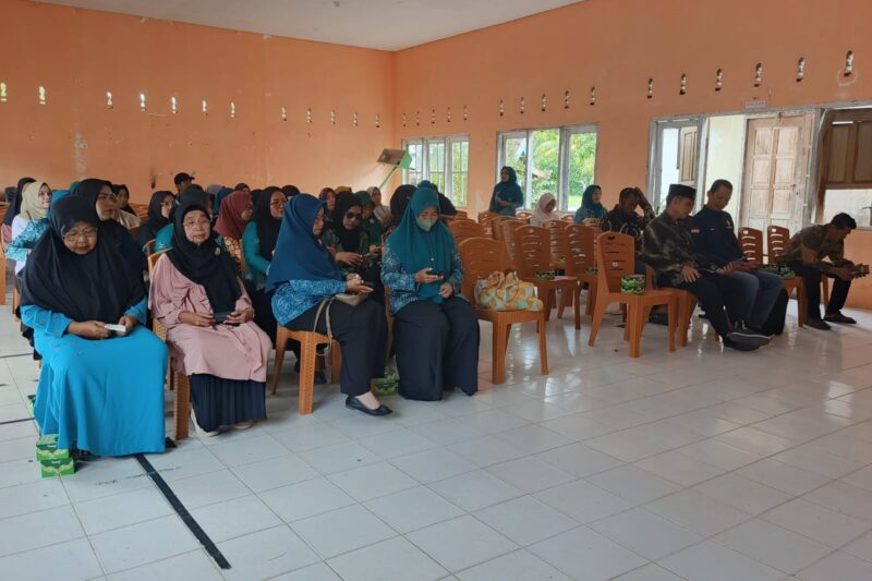 Para kader TP PKK Desa Ulu Maras di harap berperan aktif dalam mendukung ketahanan pangan dan pencegahan stunting di lingkungan daerah masing masing
