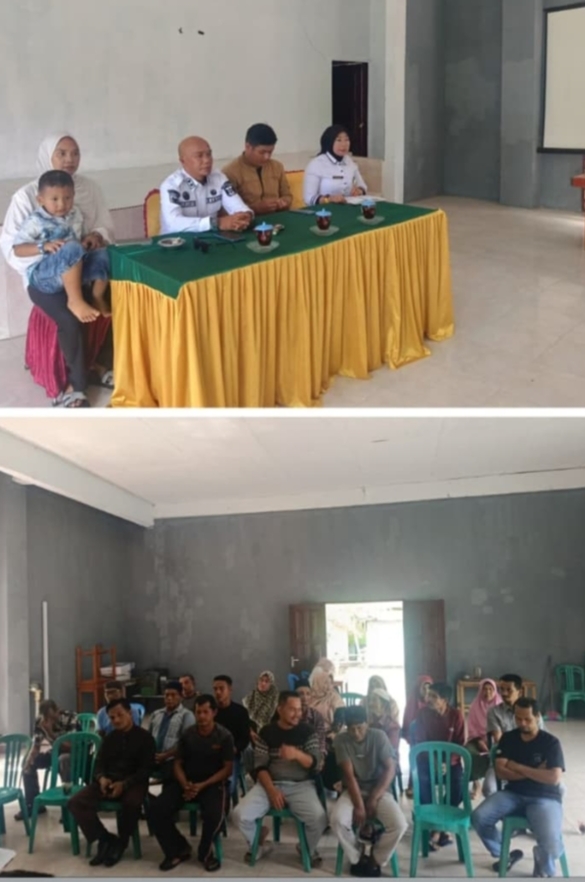 Sosialisasi kepada masyarakat terkait penerima bantuan rehabilitasi rumah yang bakal dilaksanakan