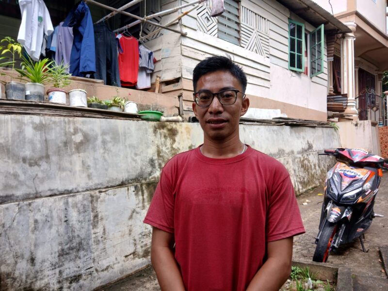 Yanto, salah satu warga Tarempa yang masih menjunjung tinggi nilai kejujuran dan kepedulian di tengah masyarakat