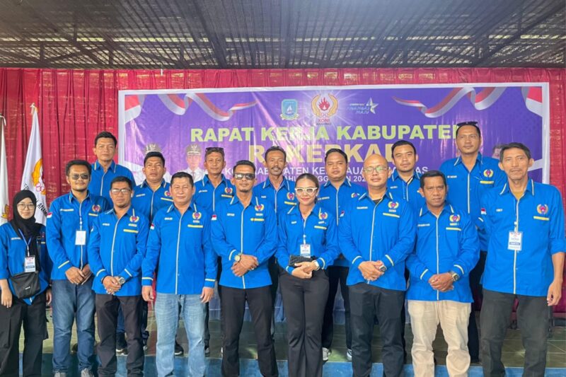 Pengurus KONI saat Rapat Kerja (Rakerkab) untuk persiapan Kabupaten Kepulauan Anambas mengikuti ajang Pekan Olahraga Provinsi Kepri tahun anggaran 2026